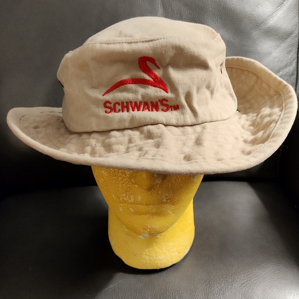 Vintage SCHWANS ICE CREAM Boonie Bucket Hat